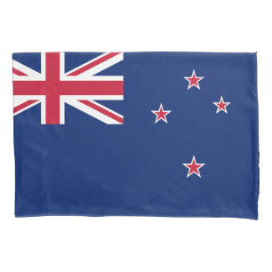 Solteiro Pillowcase com pavilhão da Nova Zelândia