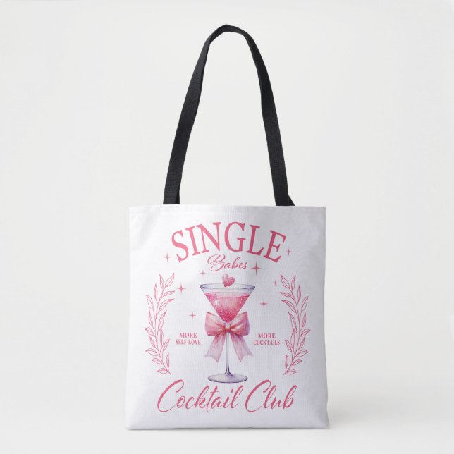 Solteiros Babktail Club Tote Bag (Frente)