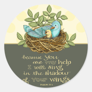 Sombra dos adesivos Redondos das Asas