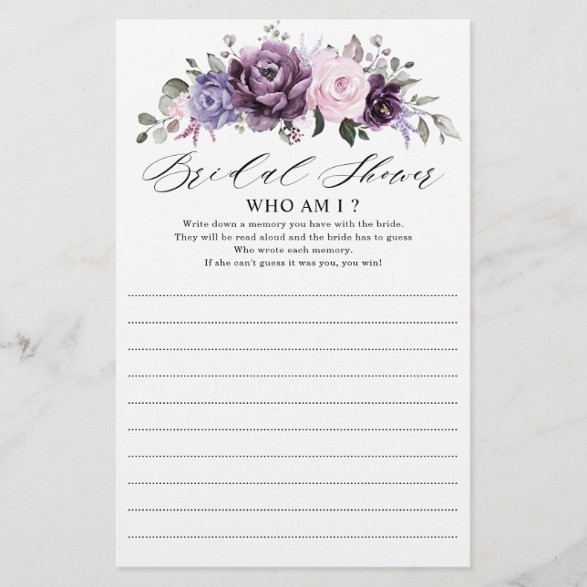 Sombras de Púrpura Dusty Que Sou Jogo (Frente)