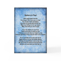 Sombras de um Cartão Amigo (azul)