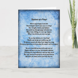 Sombras de um Cartão Amigo (azul)