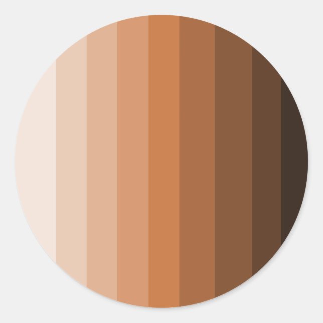 Sombras do adesivo castanho (Frente)