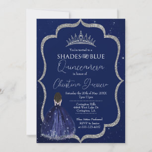 Sombras do Convite de Aniversário de Quinceañera A