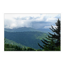 'Sombras Nuvens' Kuwohi Clingmans Enfumaçado Mtns