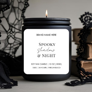 Sombras Spooky & Etiqueta de Velas Noturnas   Bran