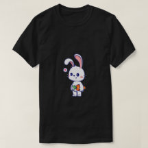 ''Somebunny Loves You'' Camiseta de Cenoura em Cor