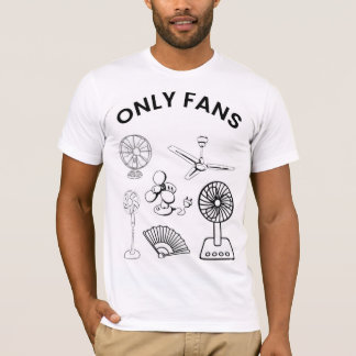 Somente Camiseta dos ventiladores