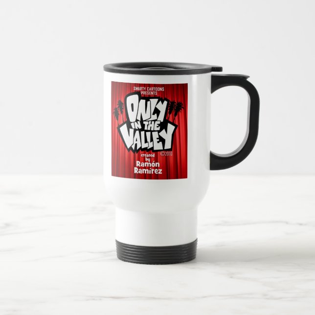 Somente na caneca vermelha do logotipo do vale (Direita)