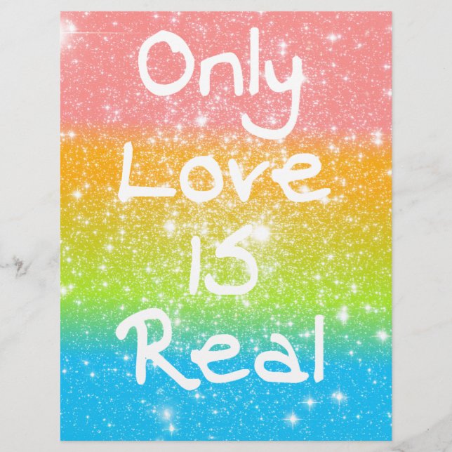Somente o amor é real (Frente)