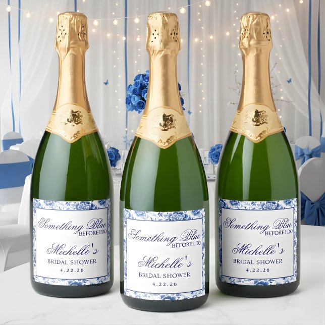 Something Blue Before I Do Floral Bridal Shower  (Criador carregado)