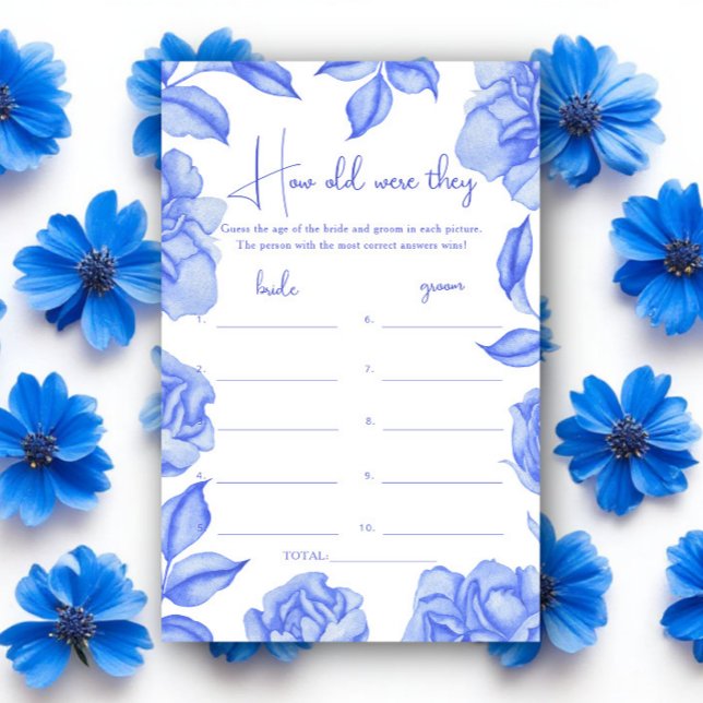 Something Blue Floral How old were they bridal (Criador carregado)