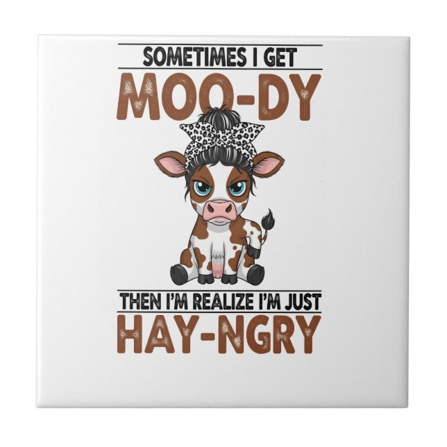 Sometimes I Get Moo-dy Hay-ngry Cow (Frente)