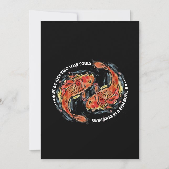 Somos apenas duas almas Perderes nadando em uma pi (Frente)