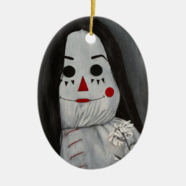 Somos todos bonecos aqui VIII ornamento cerâmico