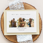 Somos um anúncio de Noivado de fotos minimalista<br><div class="desc">Estas noivados são a forma perfeita de dizer aos amigos e à família as boas notícias!</div>