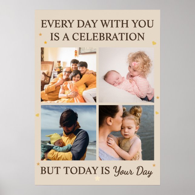 Son & Daughter Day Poster – Family Love Gift   (Frente)