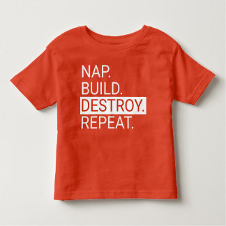 Soneca. Construir. Destruir.Repetir. Camisa do Tod
