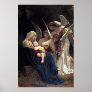 Song of Angels Poster by the Master Bougeureau