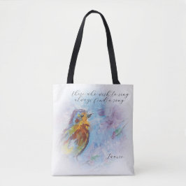Songbird of Hope Tote Bag
