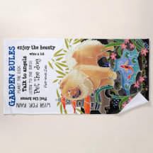 SONGMAO Chow- GARDEN REGIA toalha de praia