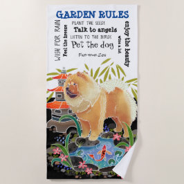 SONGMAO Chow- GARDEN REGIA toalha de praia
