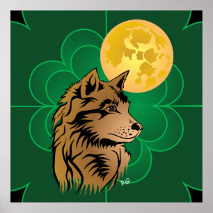 sonhado filhote de lobo poster