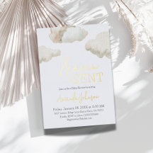 Sonhador Céu Enviado Chá de fraldas Azul