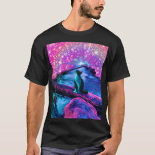 Sonhador Etéreo - Camiseta de Gato