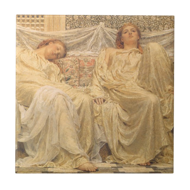 Sonhadores por Albert Joseph Moore, Arte Vitoriana (Frente)