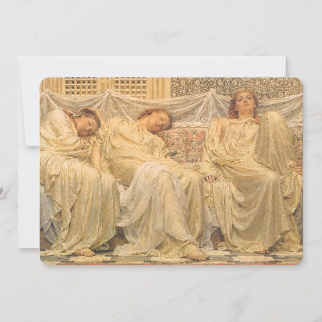Sonhadores por Albert Joseph Moore, Arte Vitoriano (Frente)