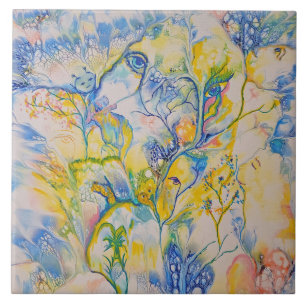 Sonhando com abstrato de cor