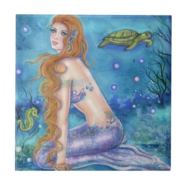 Sonhando com marés aquamarinas por Renee Lavoie Az (Frente)