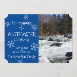 Sonhando Com Um Cartões de foto de Natal De Água B