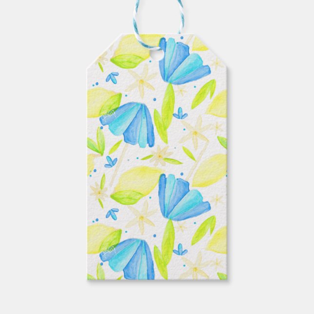 Sonhando em Amalfi Etiqueta de Presente e Favor (Frente)