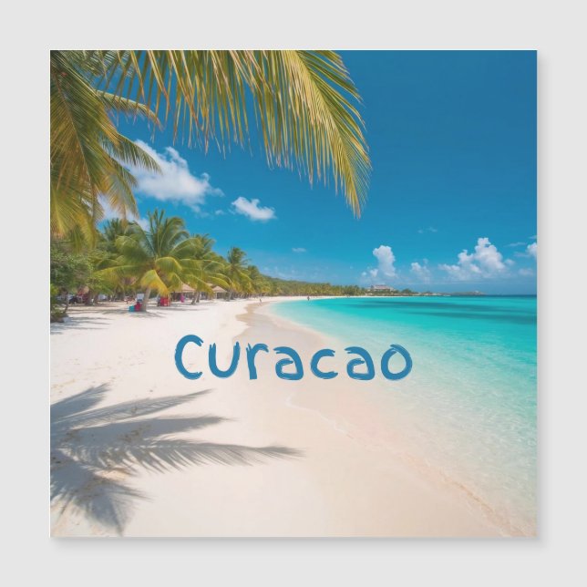sonhando na praia de Curacao (Frente)