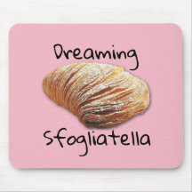 Sonhando o sfogliatella - Mousepad