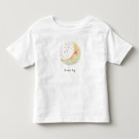 "Sonhe Grande" Camiseta Infantil Lua e Estrelas