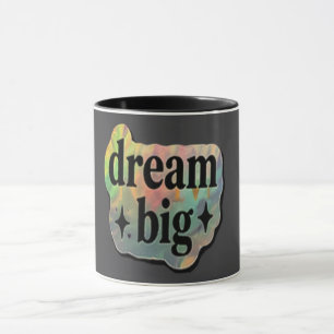 Sonhe Grande Caneca Inspiradora – Motivacional