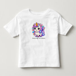 Sonhe Grande Pequeno Unicórnio – Camiseta Infantil