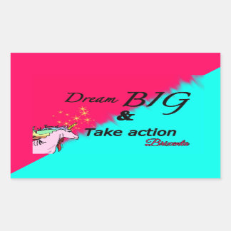 Sonhe grandes adesivos unicórnios 2 tons