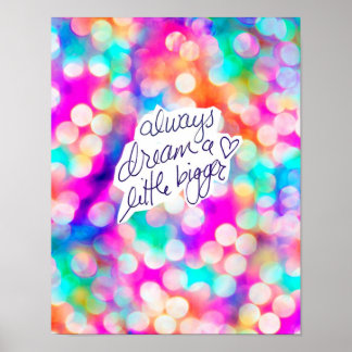 Sonhe sempre um Poster maior