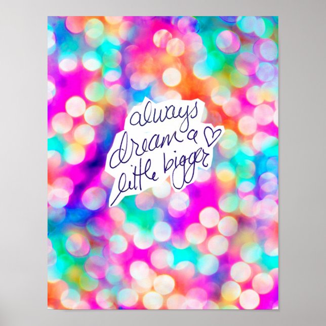 Sonhe sempre um Poster maior (Frente)