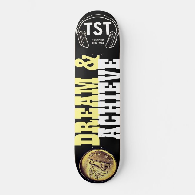 SONHO & CONQUISTAR Skateboard (Frente)