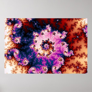 Sonho cor-de-rosa - poster do Fractal