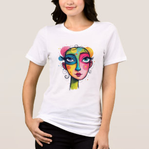 "Sonho cromático" - Retrato de arte Abstrato