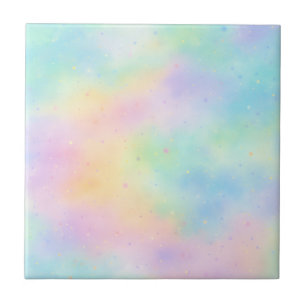 Sonho de Aquarela Pastel – Gradiente de Arco-íris