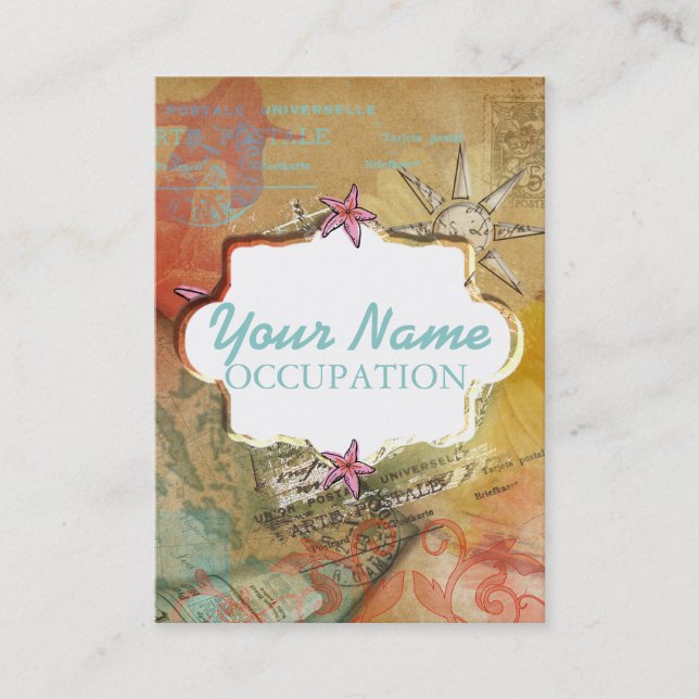 Sonho de Caribe - Cartão de visita (Frente)