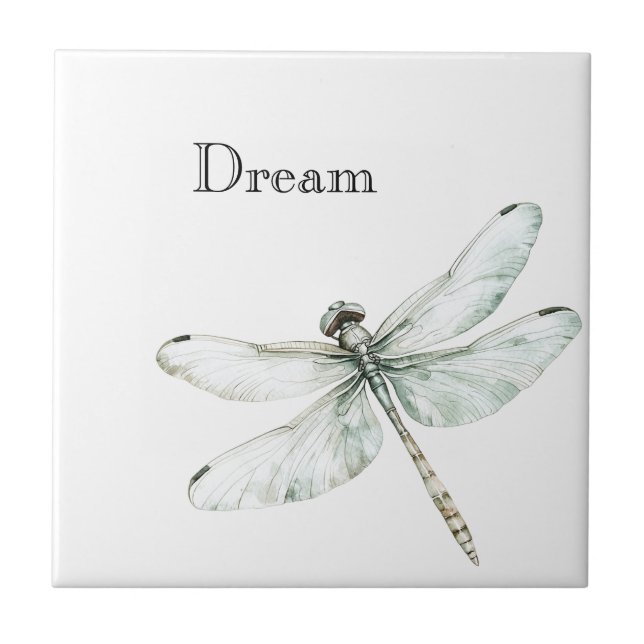 Sonho de Dragonflies Azuis Chic (Frente)