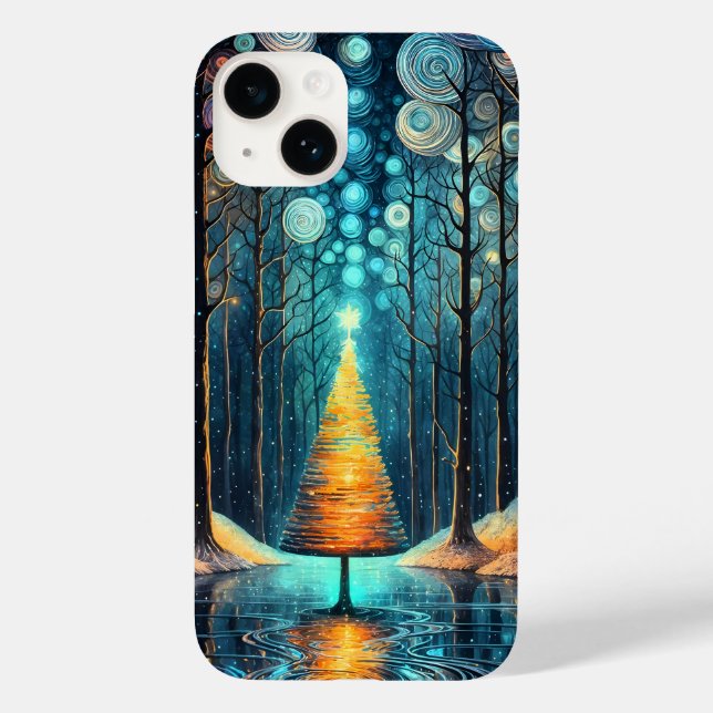 Sonho de Férias Iridescente 🎄 Árvore de Natal bri (Verso)